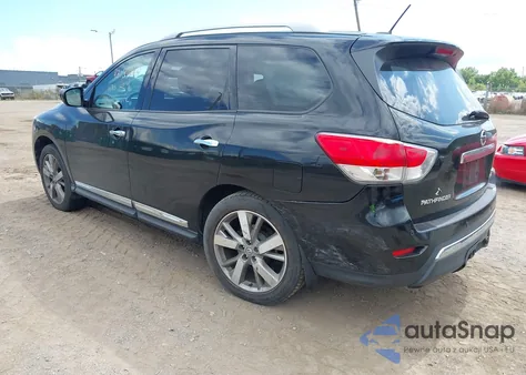 2014 Nissan Pathfinder Platinum/S/Sl/Sv z USA, uszkodzony, nr VIN 5N1AR2MM4EC614067